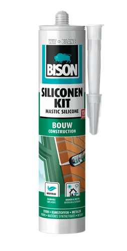Bison silikone fugemasse konstruktion hvid 310ml