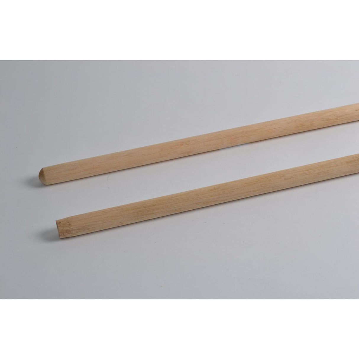 Linea trækost skaft 120 cm umalet
