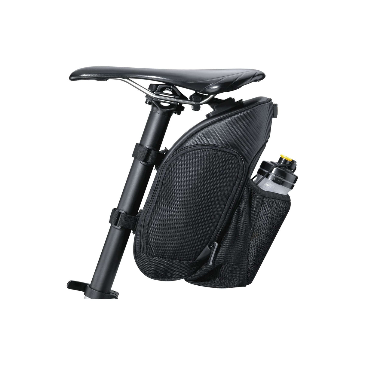 Topeak Mondacack Hydro Saddle Bag - Nylon, aftagelig, sort, 1,7L