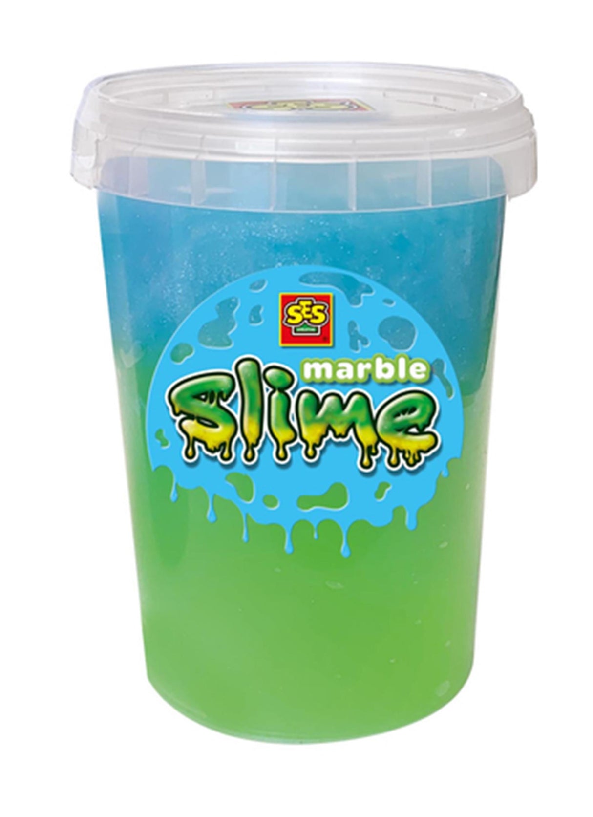 Ses marmor slime - grøn og blå 200gr