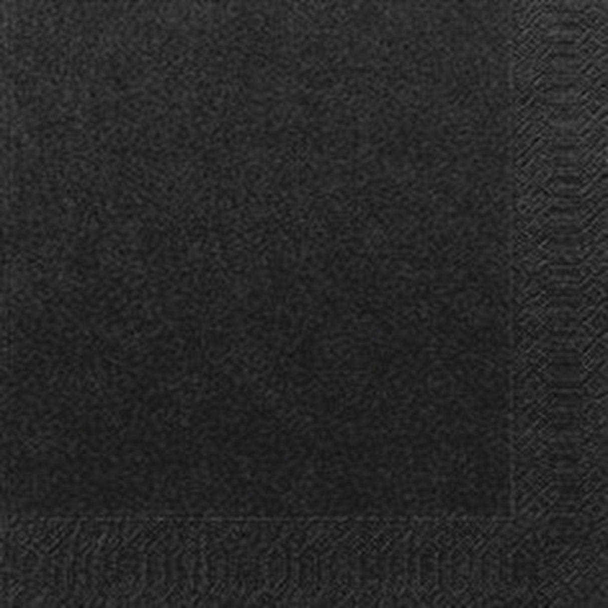 Duni servietter sorte 33x33cm 3-lags tissue FSC pakke med 20 servietter
