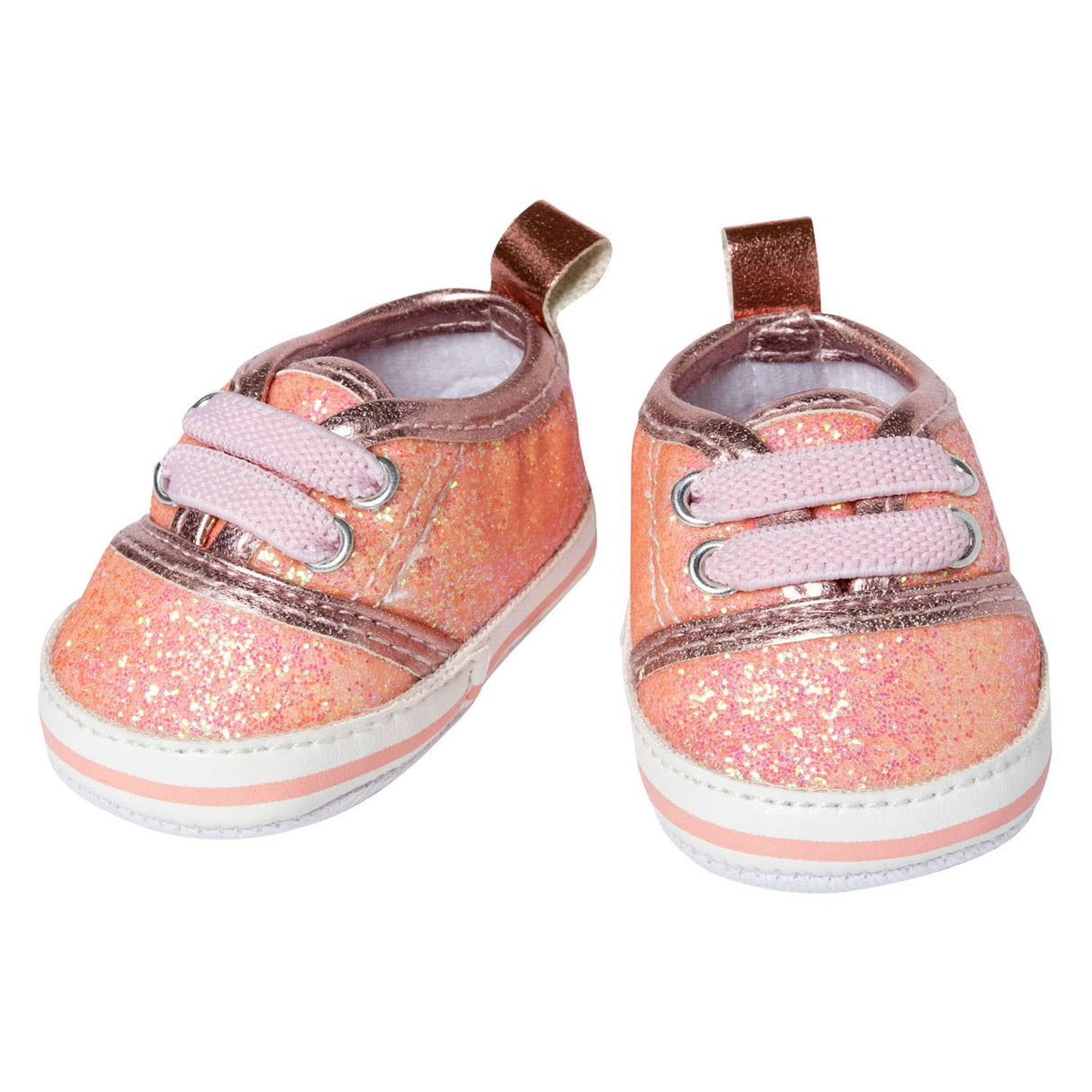 Heless dukke sko glitter sneakers pink, 38-45 cm