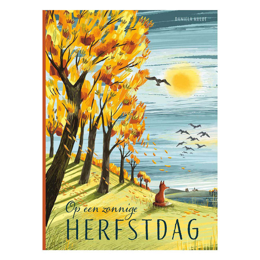 Deltas på en solrig efterårsdag