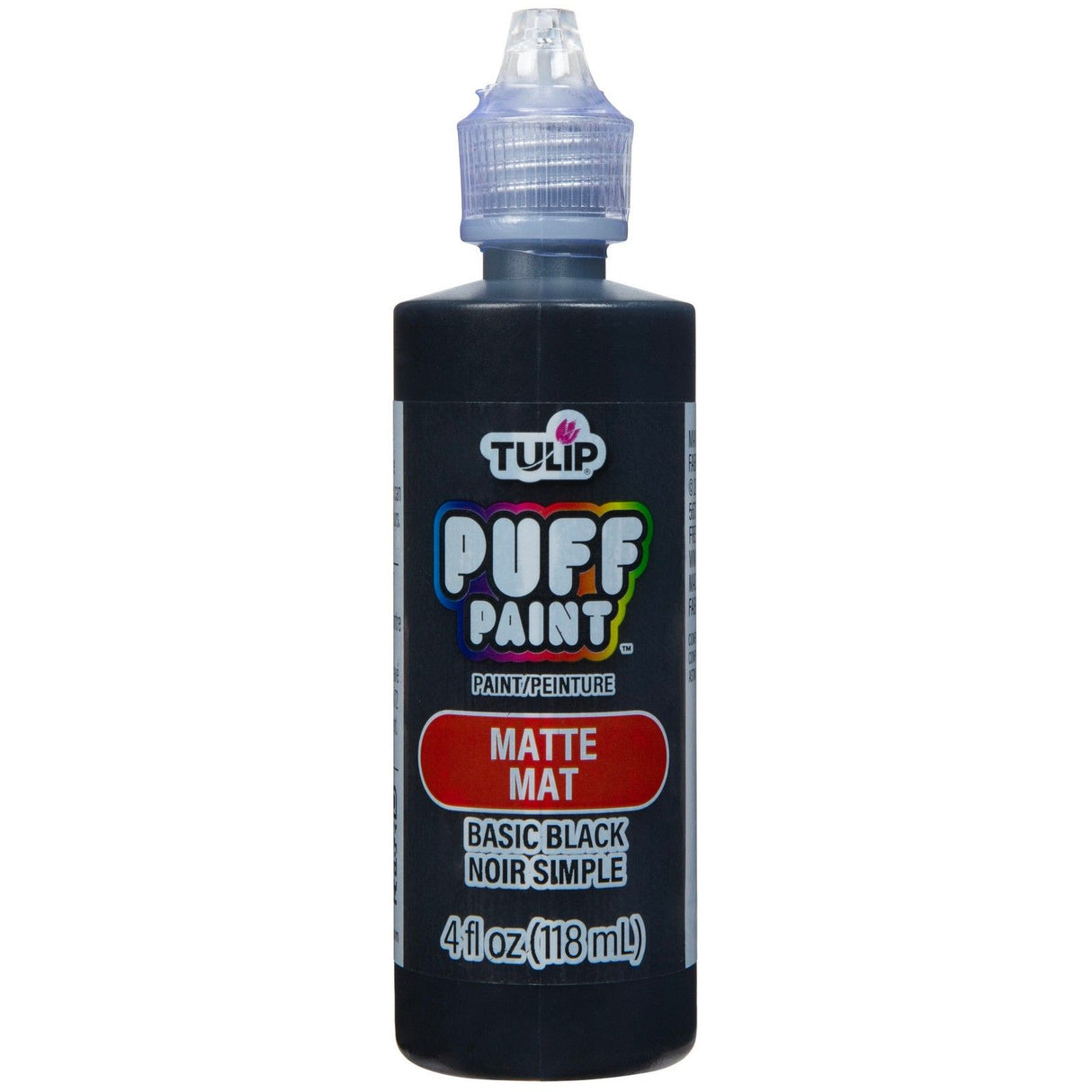 Tulipan • dimensionel stofmaling mat basic sort 118ml