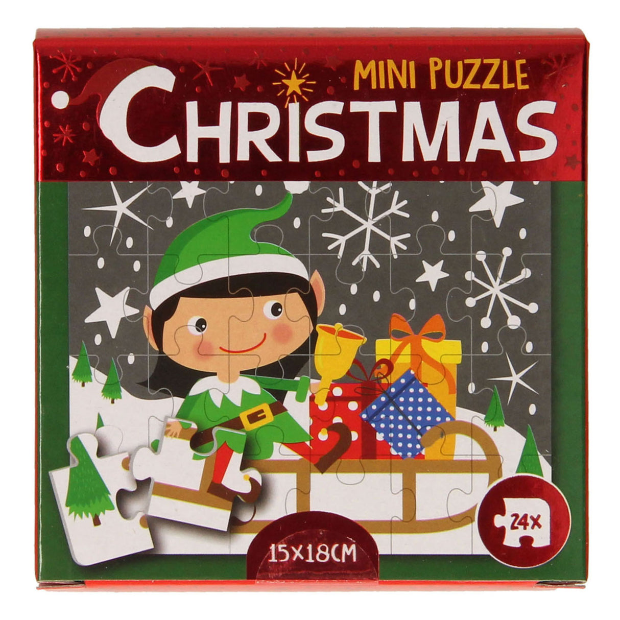 Vinder Holland mini puslespil Jul, 24 stk.