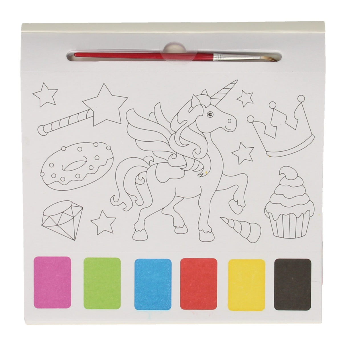 Vinder Holland Water Paint Color Block - Unicorns