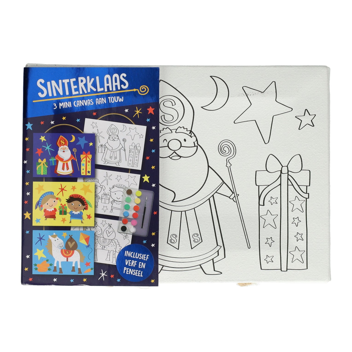 Wins Holland canvas collage Sinterklaas malesæt, 3 stk.