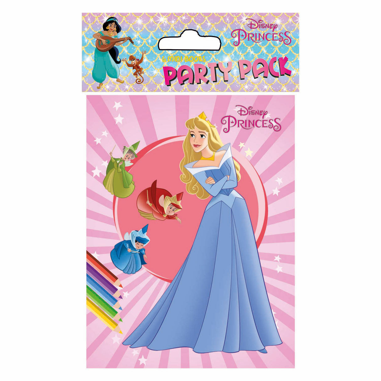 Bogtilbud Holland bv Disney fest malebøger prinsesse, 6 stk.