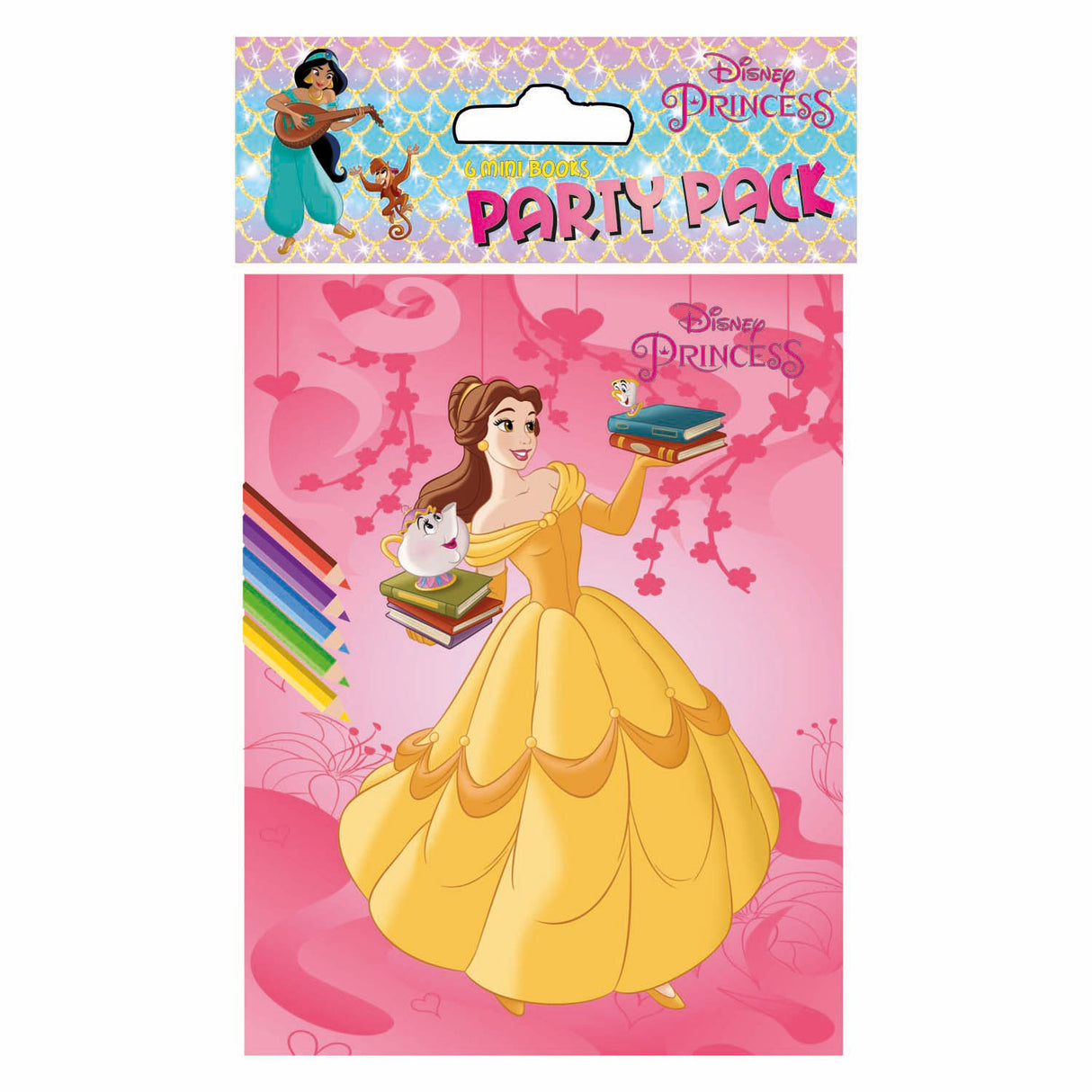 Bogtilbud Holland bv Disney fest malebøger prinsesse, 6 stk.