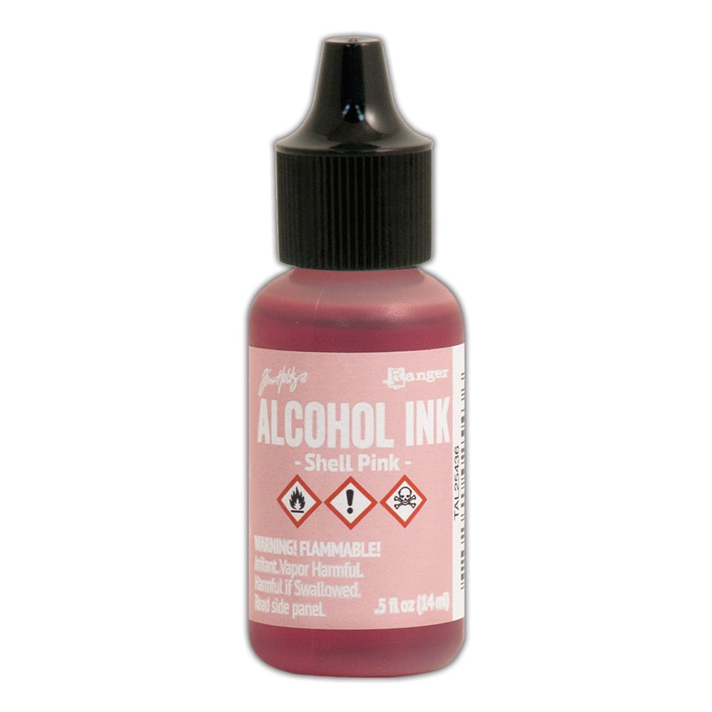 Ranger ink ranger • tim holtz alkohol ink shell pink 14ml