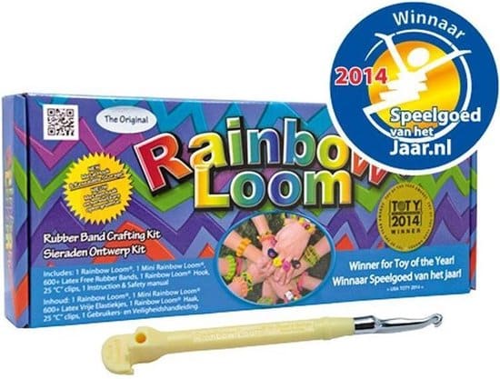 Van der Doelen Rainbow Loom det originale startsæt med 600 vævestykker