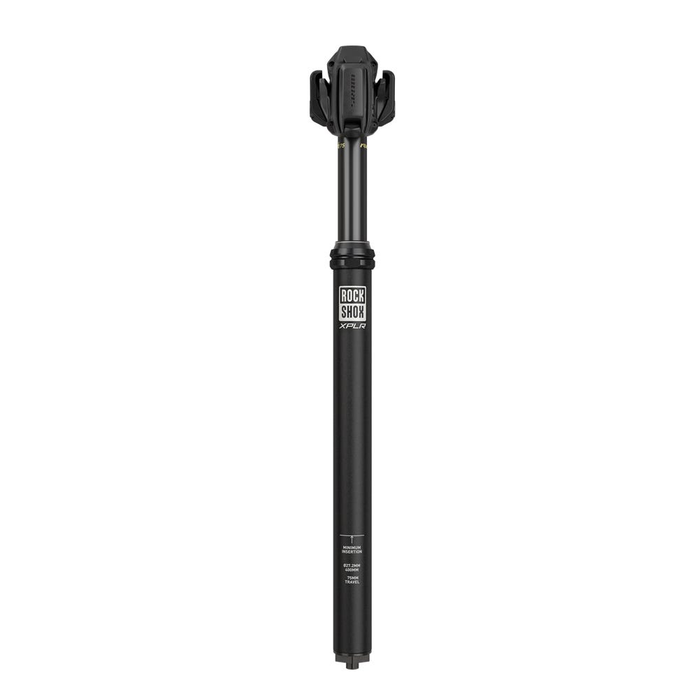 Rockshox sadelpind rumklangsakser 27,2 75 mm justerbar 400 mm uden fjernbetjening