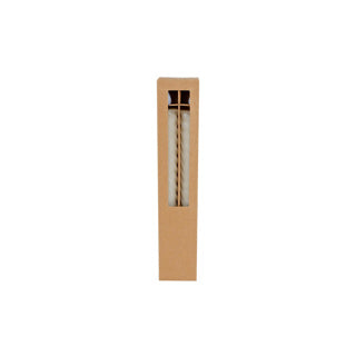 No fire candle led moving light med timer elfenben 2 stk
