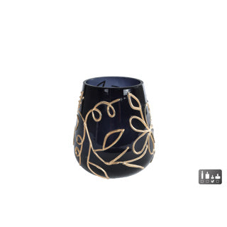 Ingen mærke lanterne diana s glas 12x12x13 cm | 3 stk