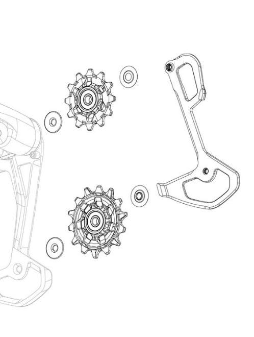 Sram derad x0 eagle t axs bursæt