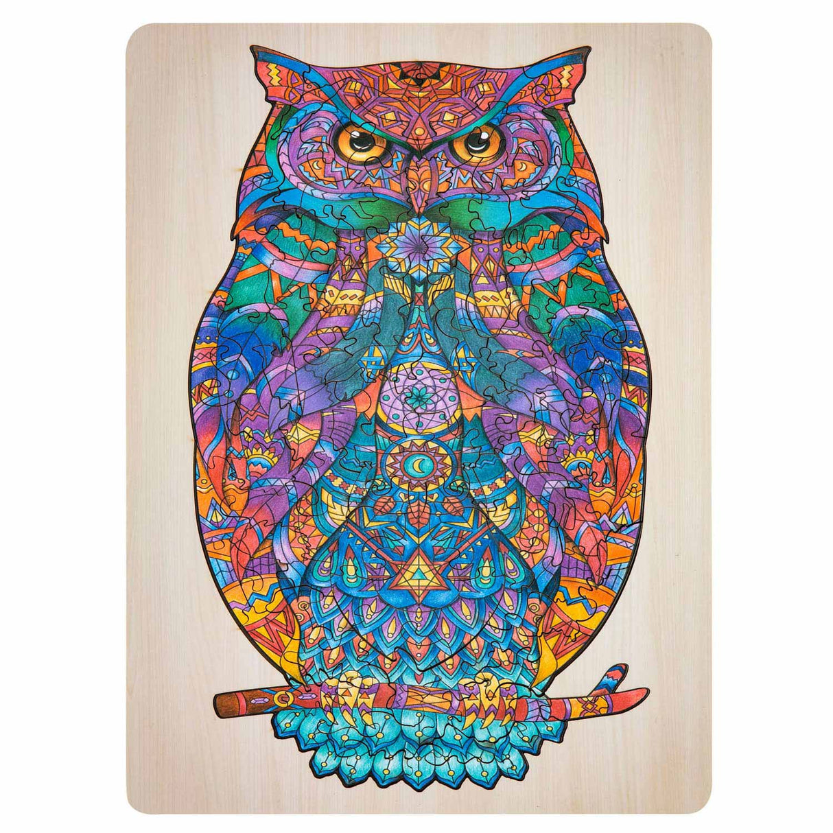 Creative Craft Group Unique Wood Puzzle Owl, 130st.