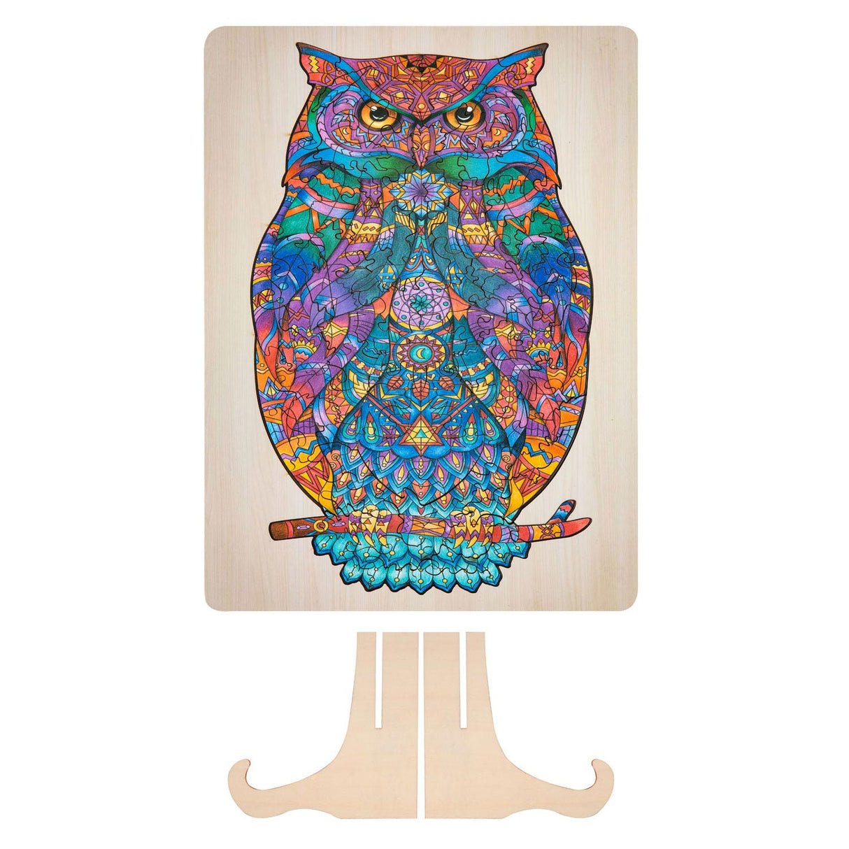 Creative Craft Group Unique Wood Puzzle Owl, 130st.