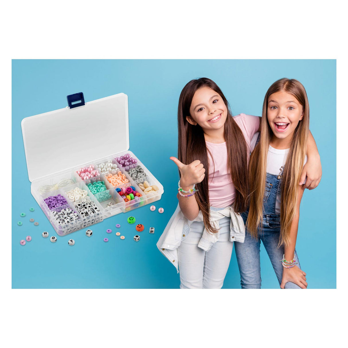 Grafix perlers perler i boks, 12 sæt perler