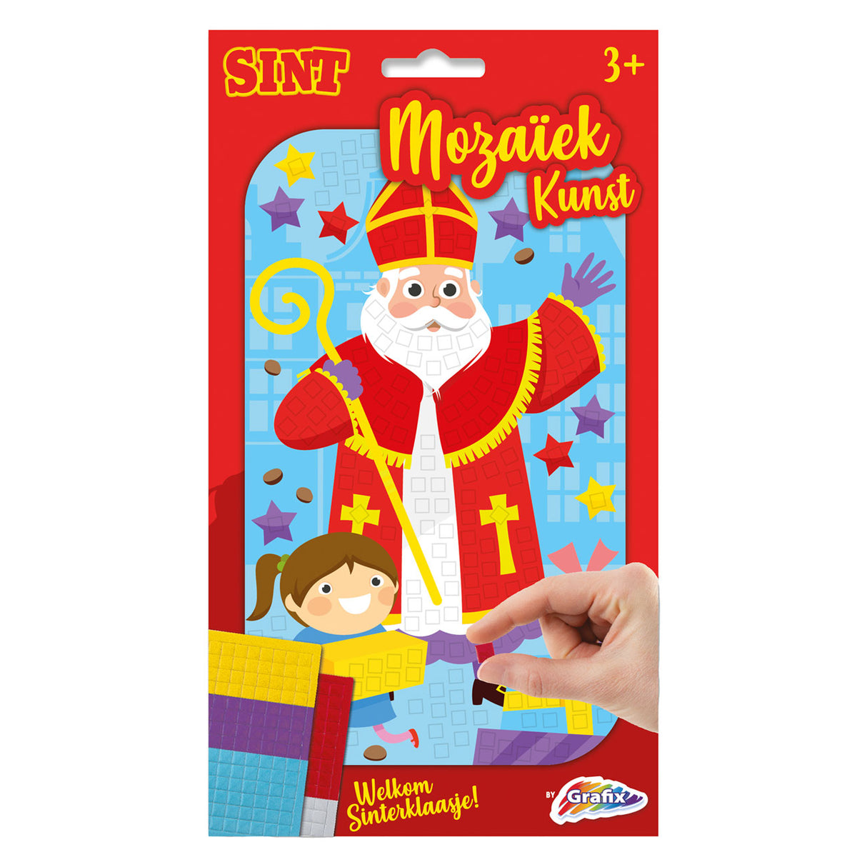Grafix mosaik kunst Sinterklaas