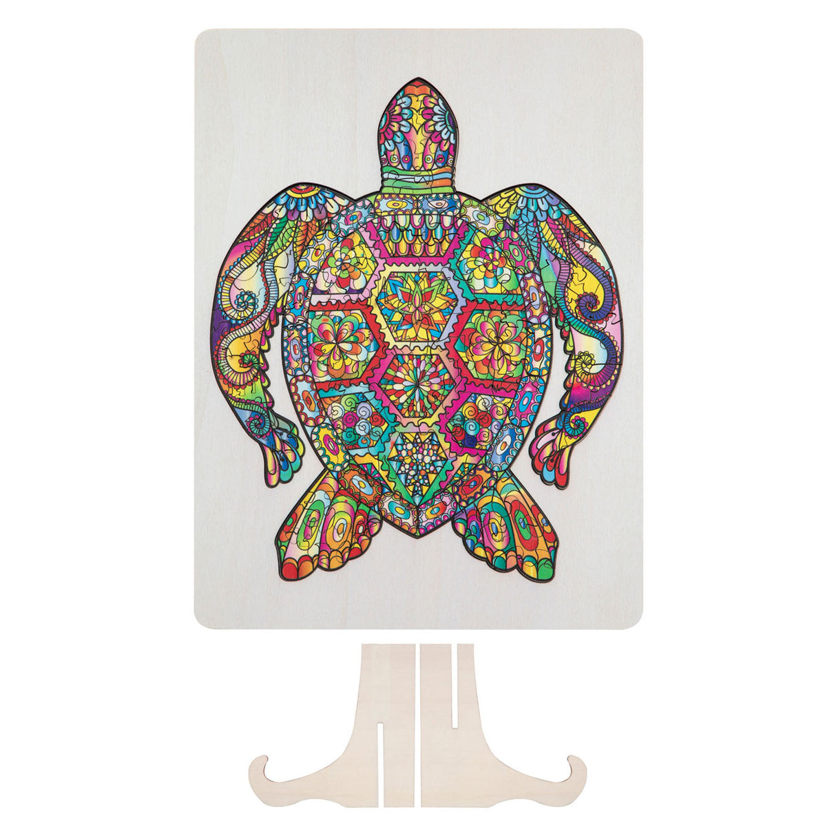 Creative Craft Group Wood Jigsaw Puzzle Turtle, 130 ..
