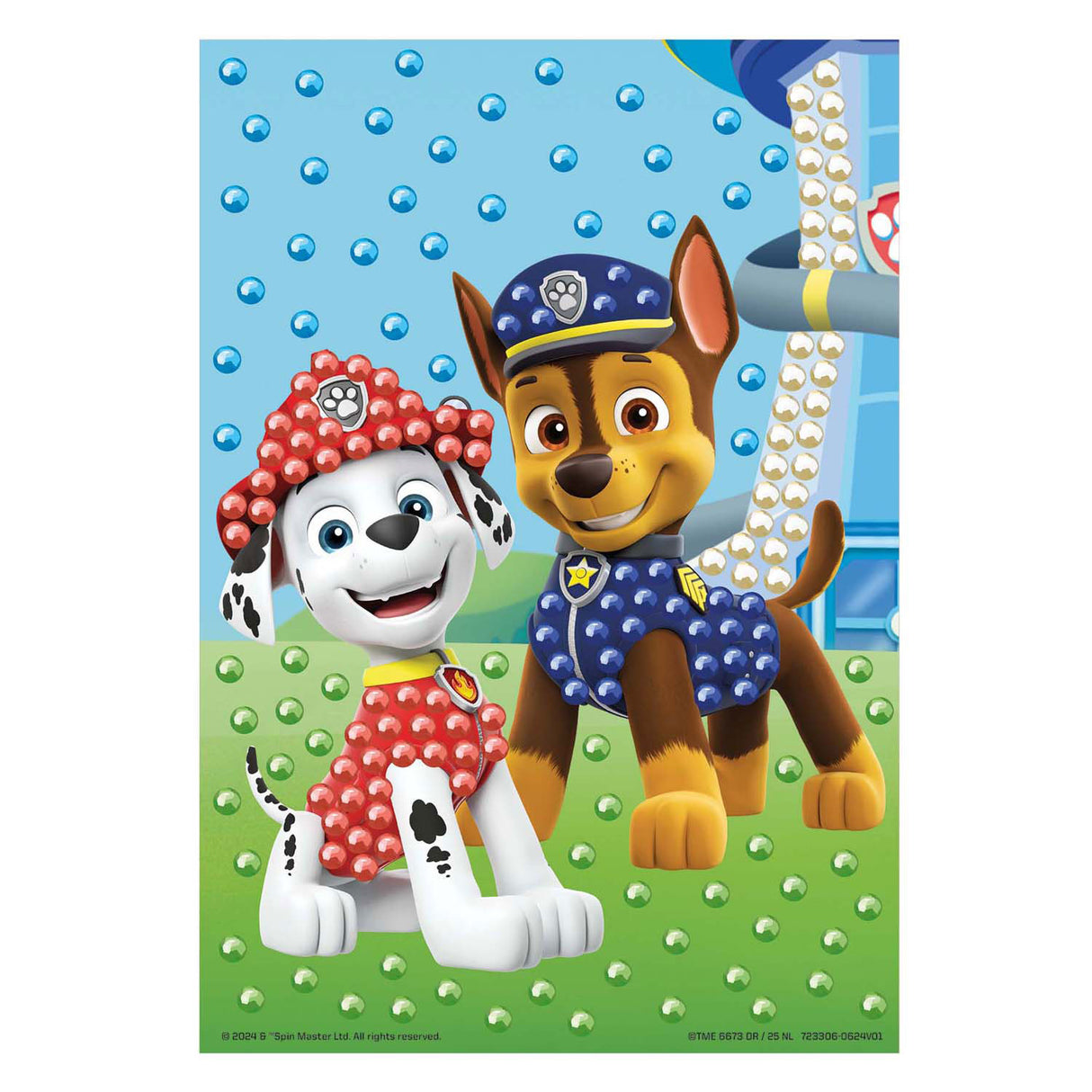 Moxy paw patrol perle kunst - a5 størrelse