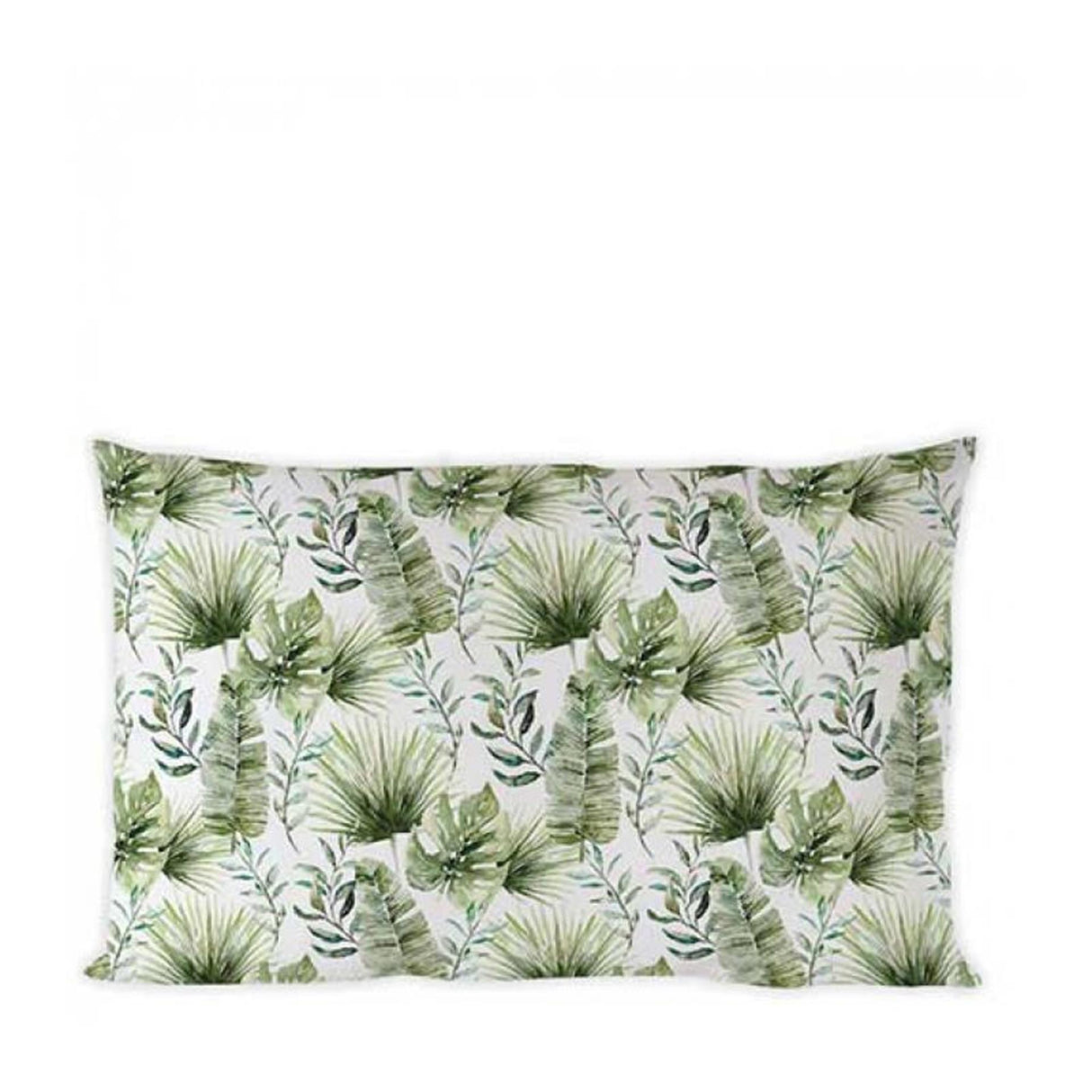 Ambiente pudebetræk 50x30cm jungleblade hvide