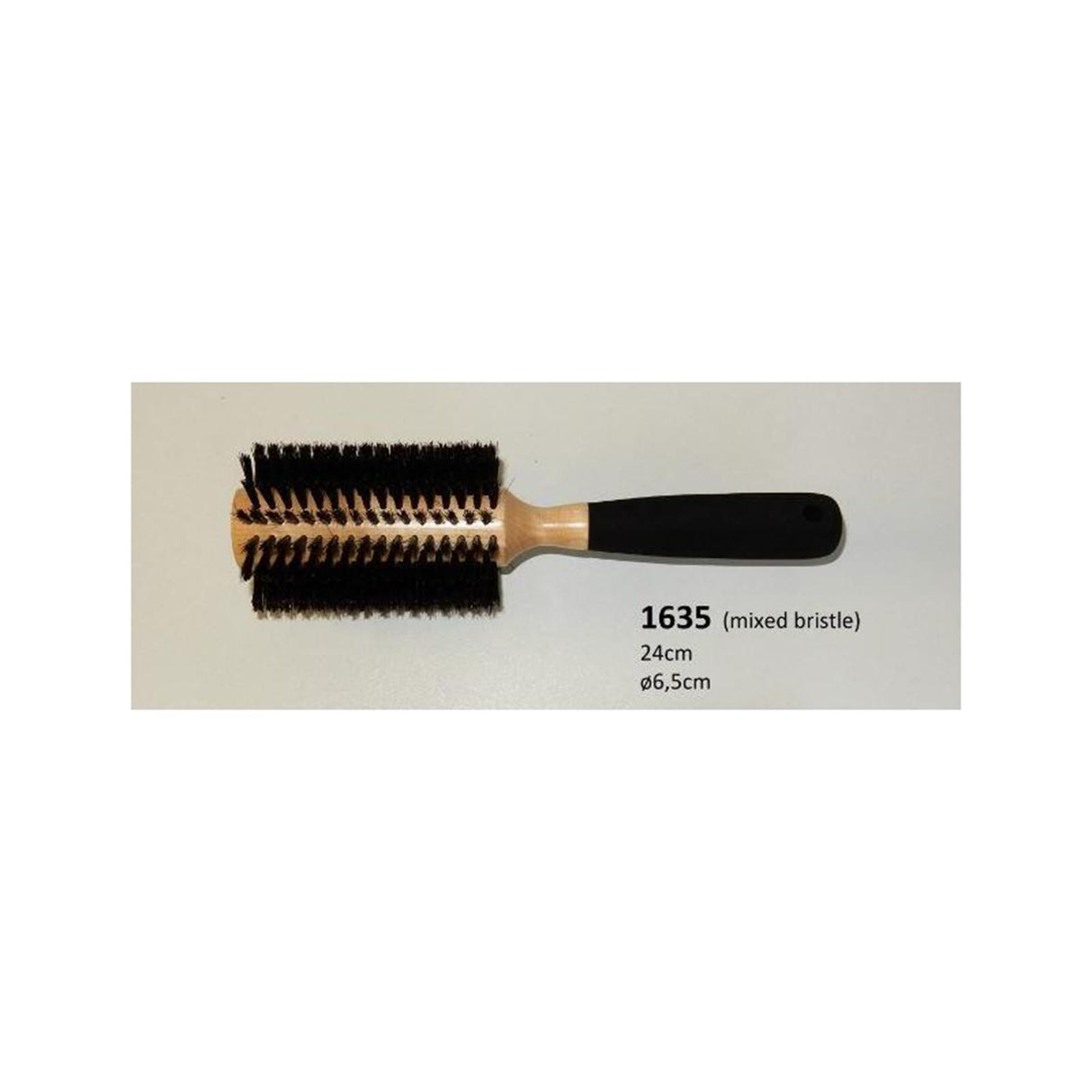 Hårbørste hårtørrer børste 1635<br> 24 cm <br> ✀ 6,5 cm