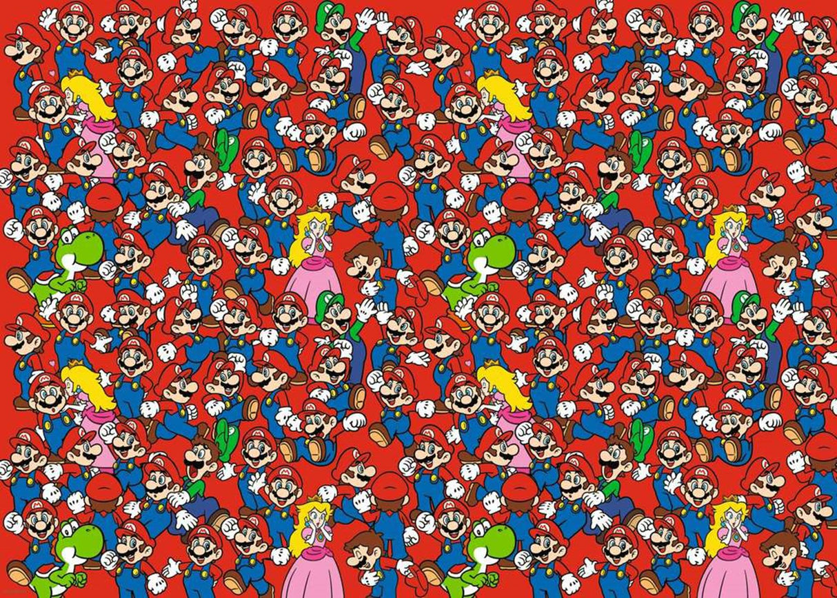 Ravensburger puslespil super mario 1000 stk