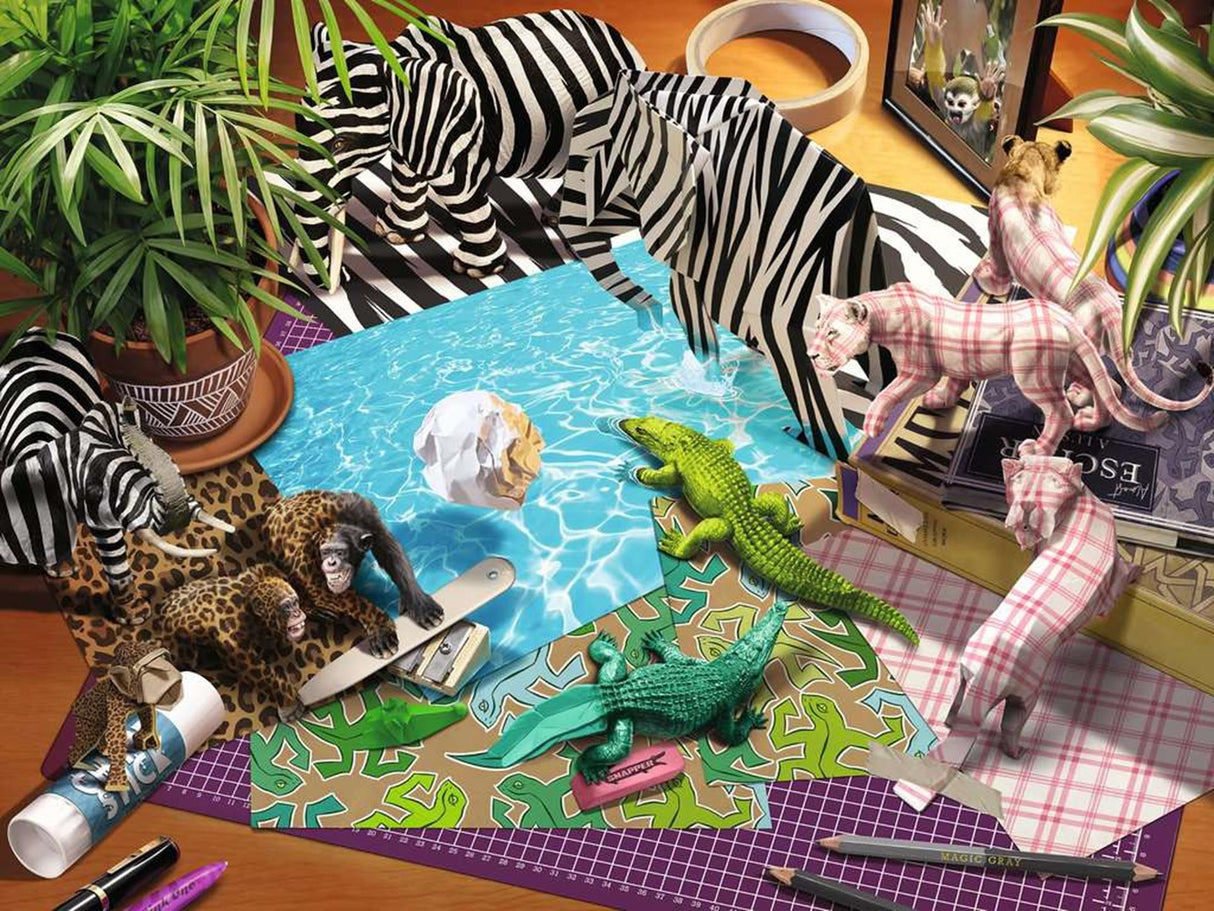 Ravensburger puslespil origami eventyr 1500 brikker