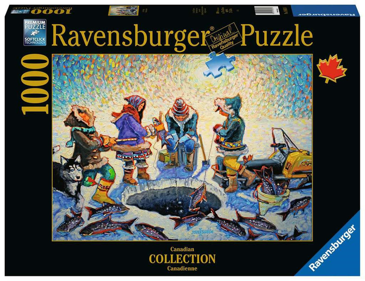 Ravensburger isfiskerpuslespil 1000 brikker