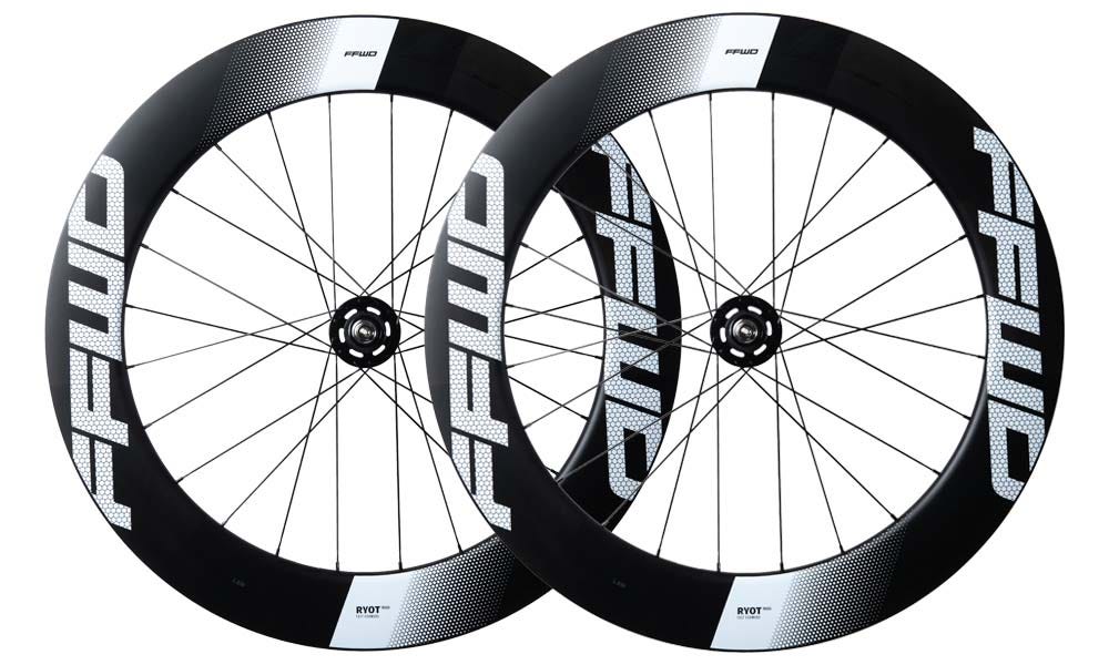 Sapim ffwd achterwiel ryot77 track 77mm ffwd naaf zwart wit