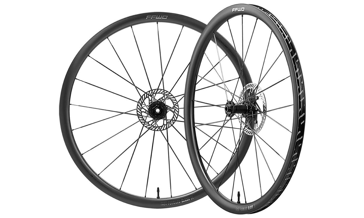 Shimano ffwd wielset raw33 ffc 33mm matt 12mm ta