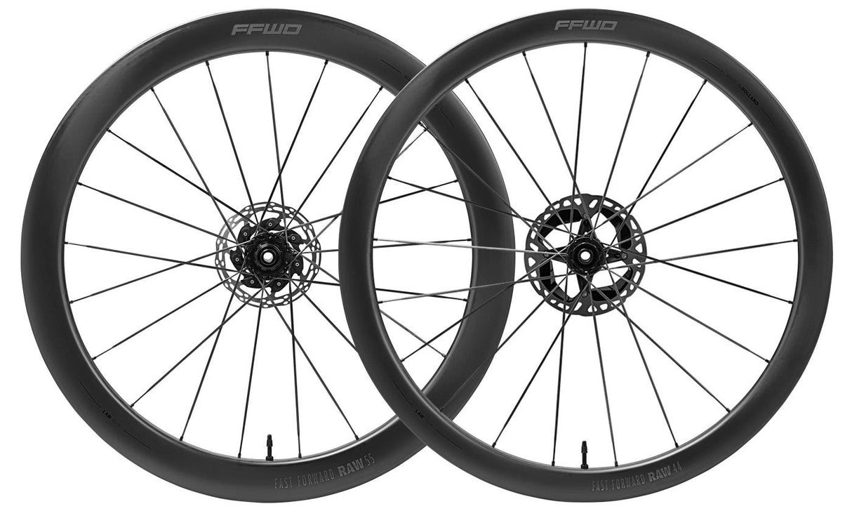 Shimano ffwd wielset raw 55 44 combo set ceramicspeed matt black