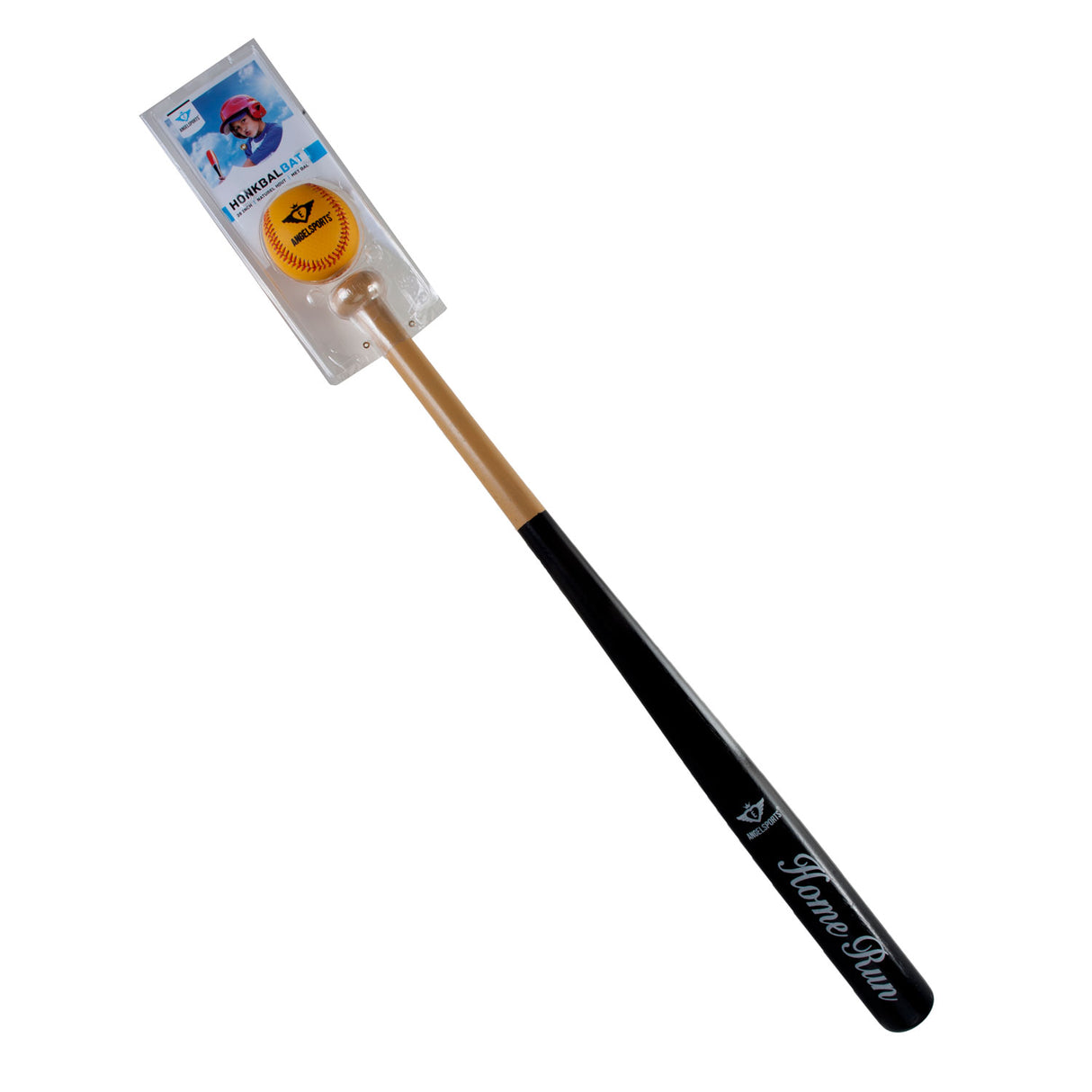 Baseballbat med bold