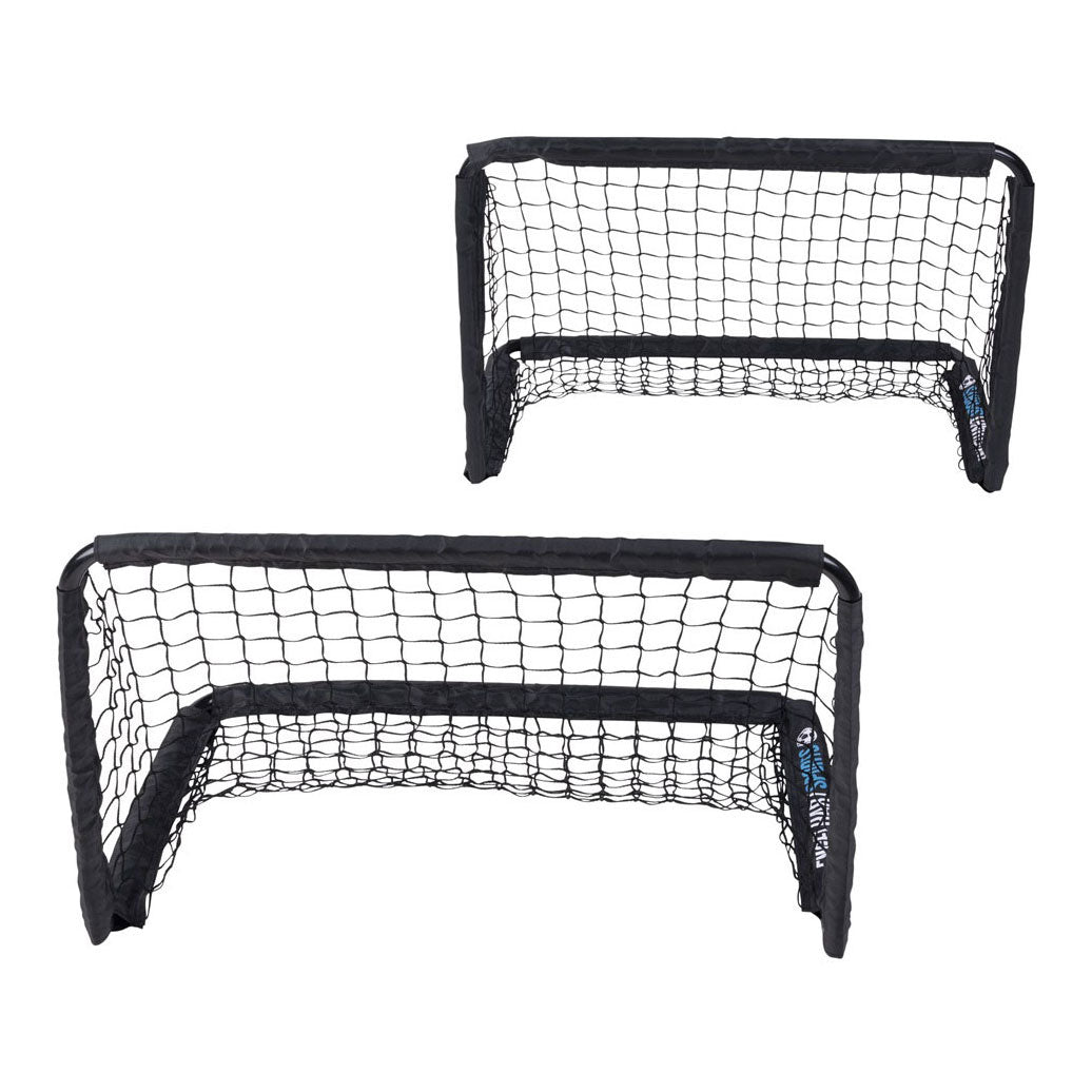 Engelhart fodboldmål sort, 2 stk