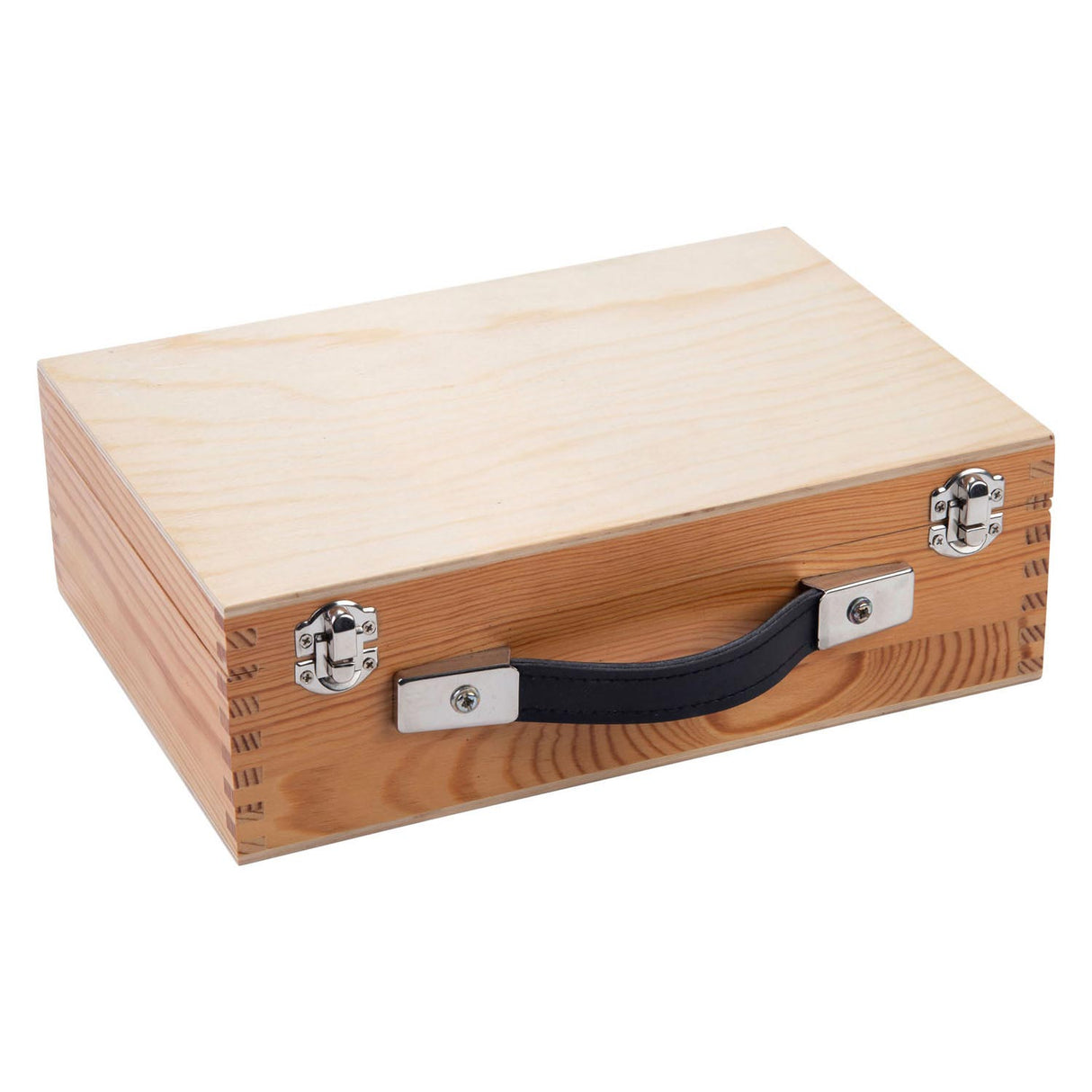 Engelhart metal jeu de boules - 6 bolde i trækasse - sort grå - luksus sæt - petanque - boules - metal bolde - egnet til enhver jeu de boules bane - longfield