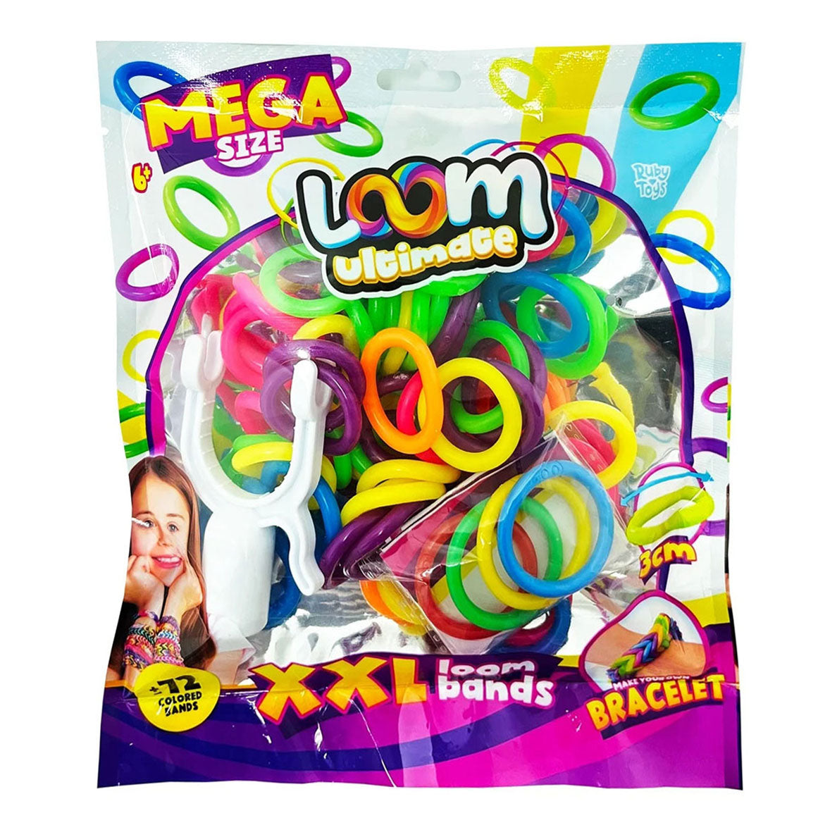 Squishy Tastic XXL Loom Bands laver armbånd