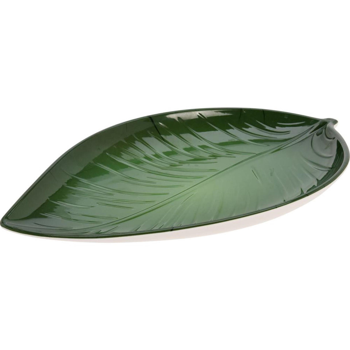 Fremragende husholdningstallerken melamin bladform 41x24cm