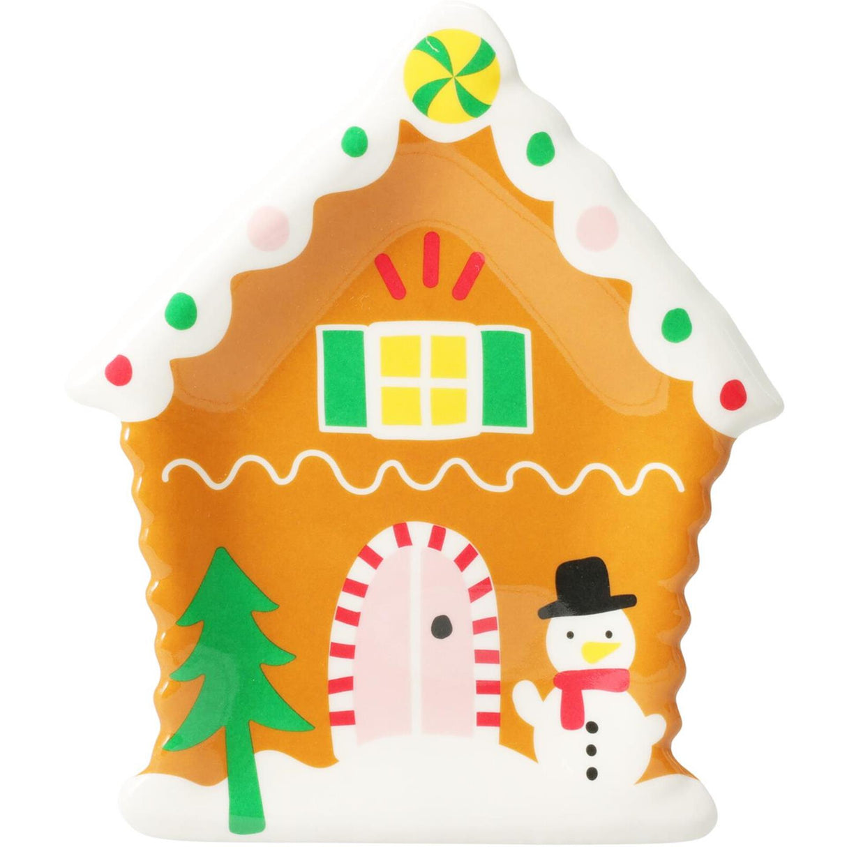 Home styling kerstbord melamine 19,8x16x2,1cm 3 assorti