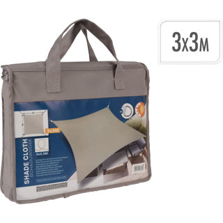 Ingen mærke skygge klud kvadratisk 3 meter taupe