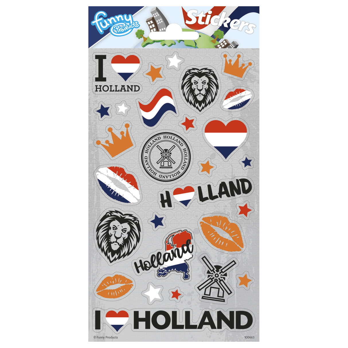 Totum klistermærkeark Holland