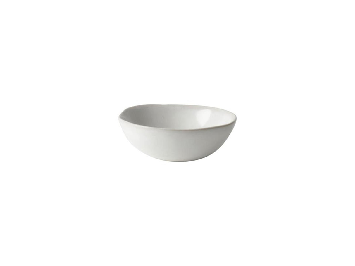 Hollandsk rose økologisk skål ø8x3cm hvid 6 stk
