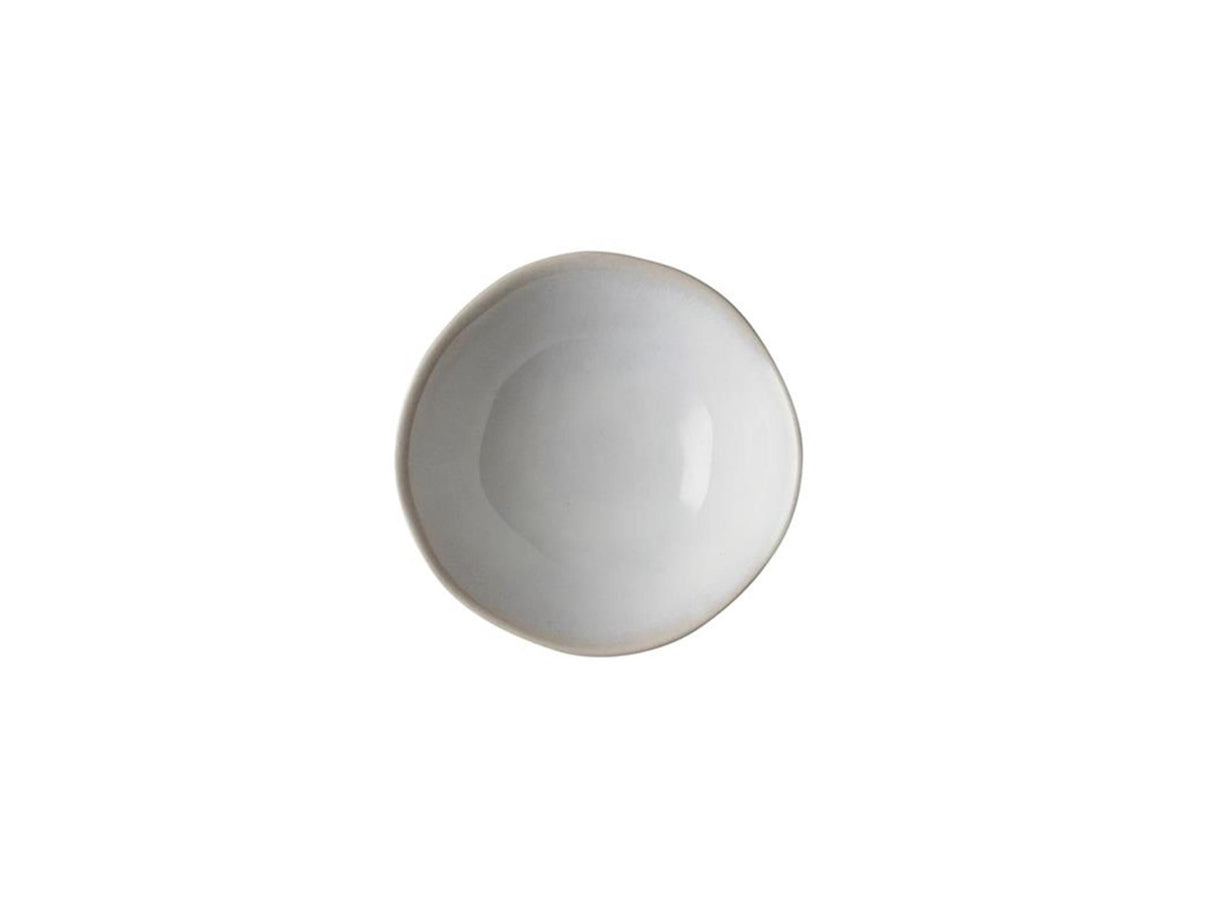 Hollandsk rose økologisk skål ø8x3cm hvid 6 stk
