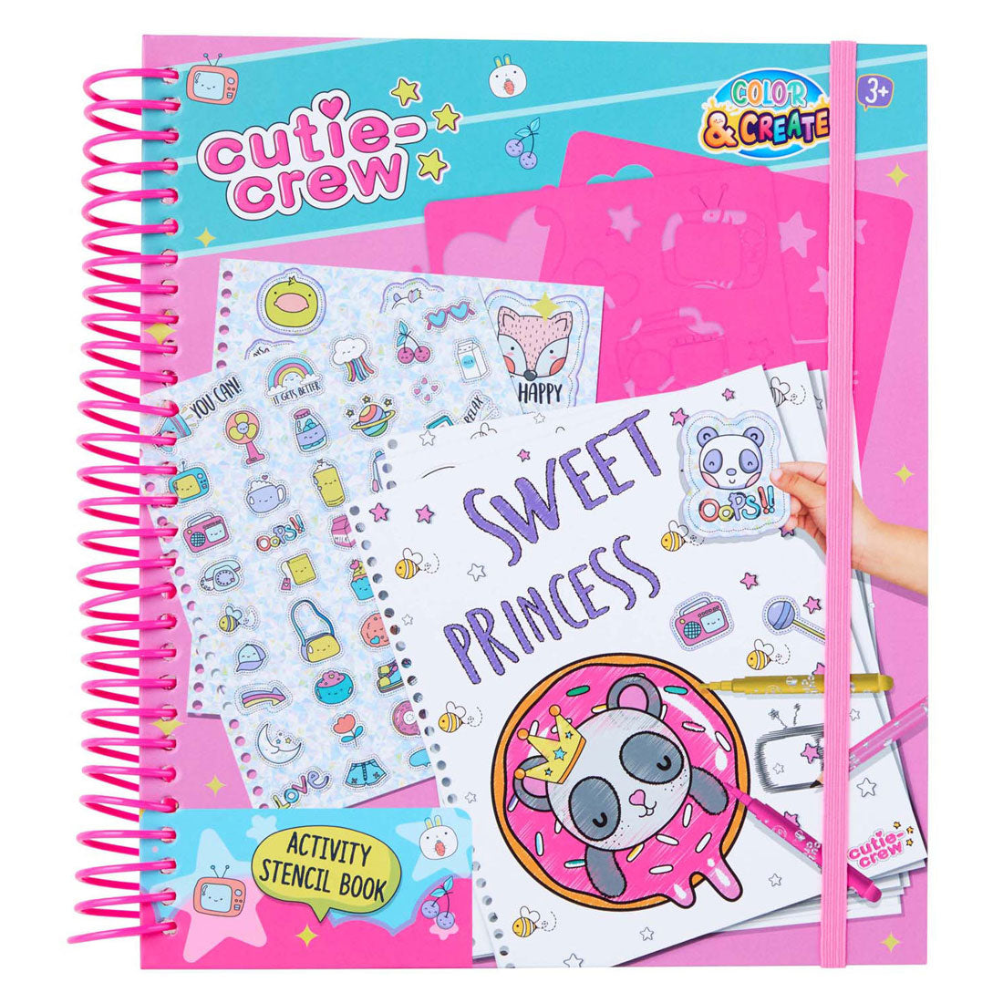 Canenco cutie crew skabelon aktiviteter malebog