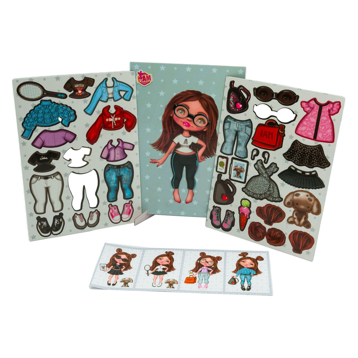 Canenco jeg er en magnetisk julia dress up dukke