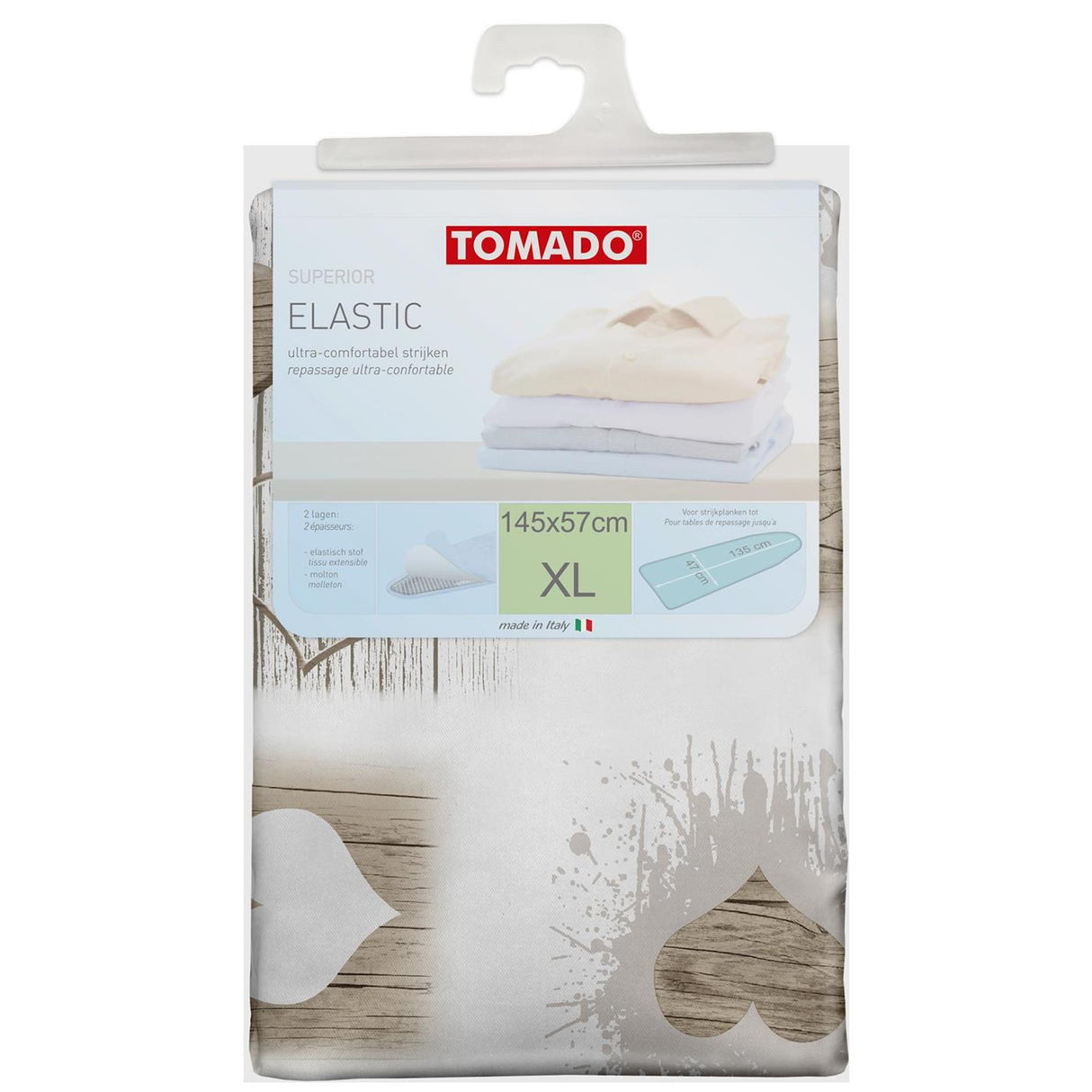 Metaltex tomado strygebrætbetræk stretch 145x57
