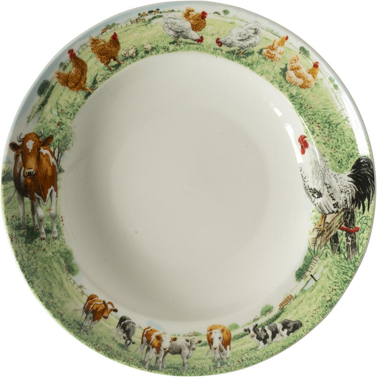 Wiebe van der Zee Wiebes Farm dyb tallerken ko kylling 6 stk
