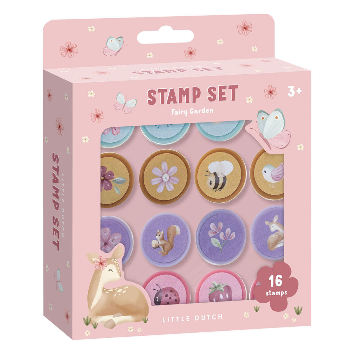 Bambolino toys little dutch stempels fairy garden - 16st.
