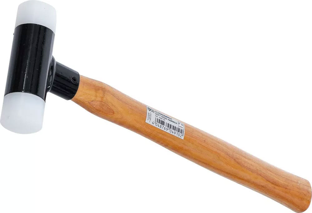 Bgs technic hammer med blødt ansigt, non-rebound 30 mm 300 g