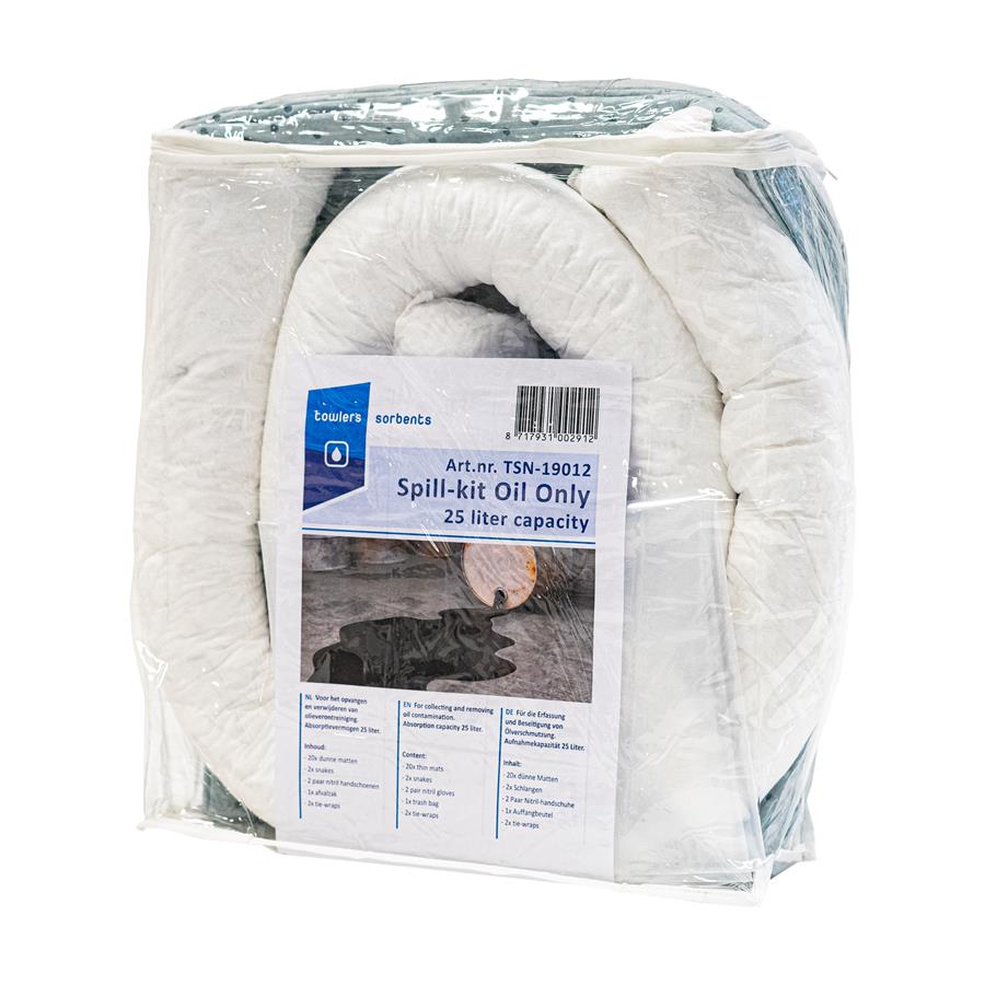 Absorptionsoliesæt i bæretaske